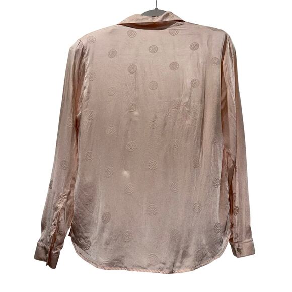 Vintage Louis Féraud 100% Silk Blouse – Pale Blush Pink - Picture 2 of 15